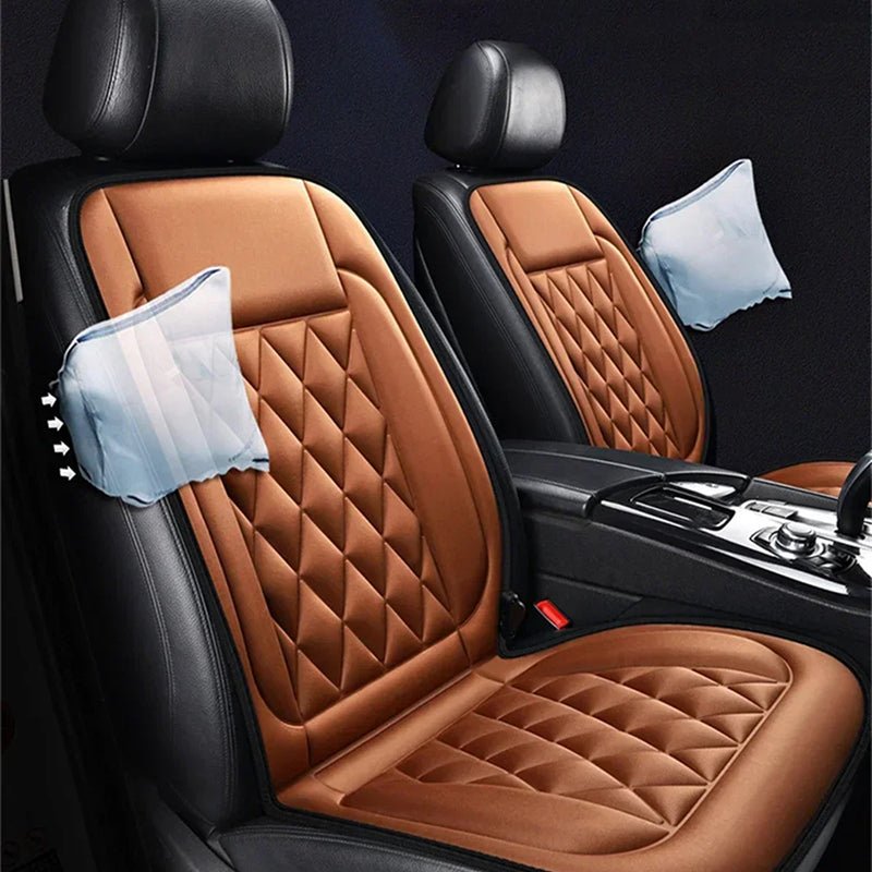 Heated Car Seat Cushions with Dual Control for Instant Winter Comfort - LofiMart