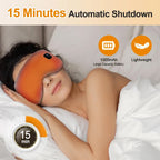 Heated Eye Mask for Dry Eyes with Adjustable Warmth and Complete Blackout Design - LofiMart