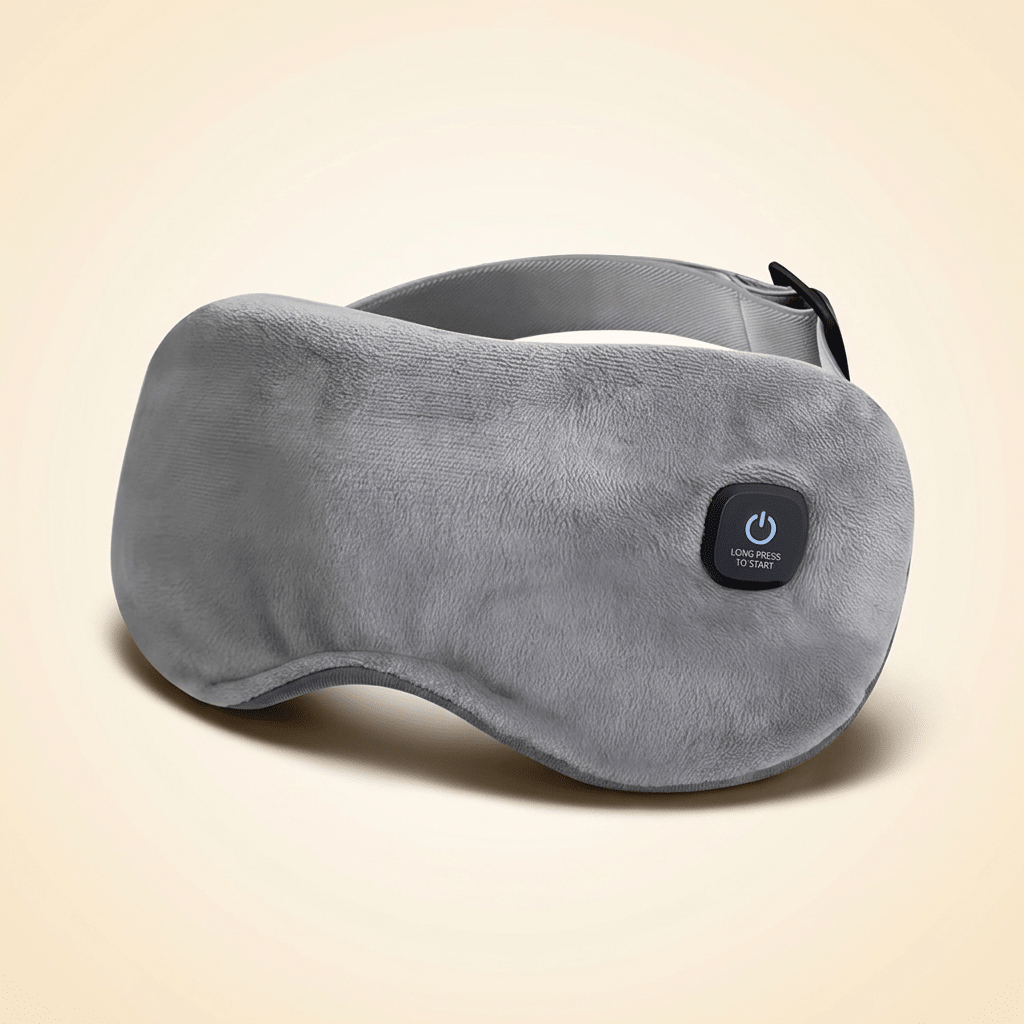 Heated Eye Mask for Dry Eyes with Adjustable Warmth and Complete Blackout Design - LofiMart