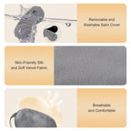 Heated Eye Mask with Adjustable Warmth and Complete Blackout Design for Eye Relief - LofiMart