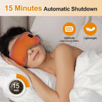 Heated Eye Mask with Adjustable Warmth and Complete Blackout Design for Eye Relief - LofiMart