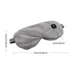 Heated Eye Mask with Adjustable Warmth and Complete Blackout Design for Eye Relief - LofiMart