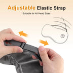 Heated Eye Mask with Adjustable Warmth and Complete Blackout Design for Eye Relief - LofiMart