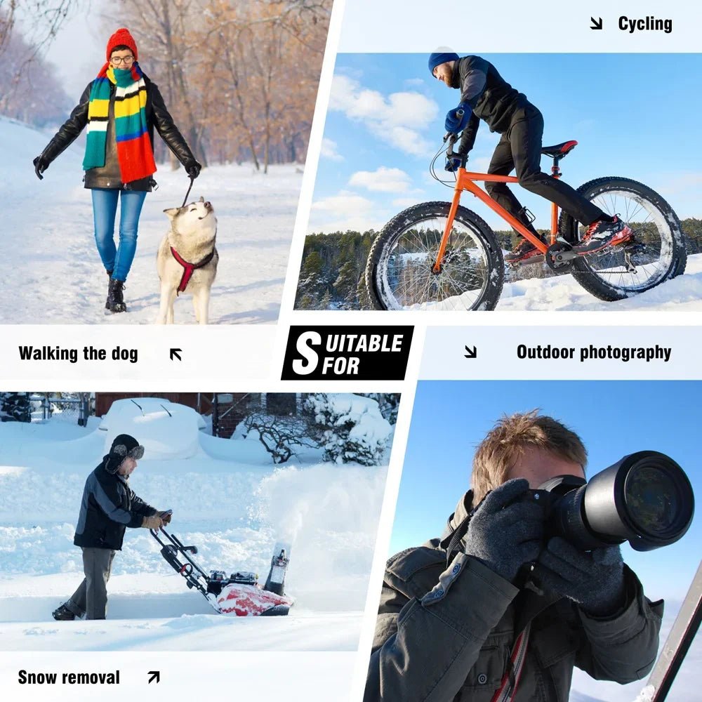 Heated Gloves Battery Powered with Waterproof Design and Touchscreen Capability - LofiMart