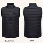 USB Heated Vest with 28 Heating Zones & 4 Temperature Settings - LofiMart