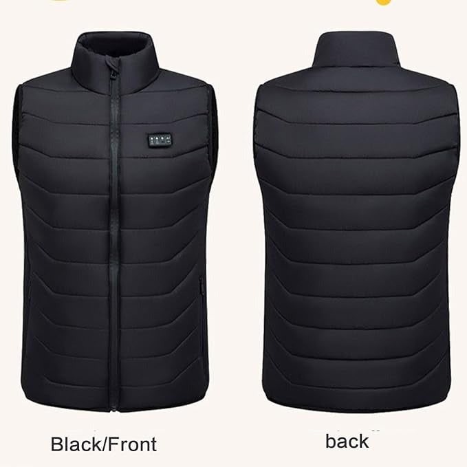 USB Heated Vest with 28 Heating Zones & 4 Temperature Settings - LofiMart