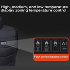 USB Heated Vest with 28 Heating Zones & 4 Temperature Settings - LofiMart