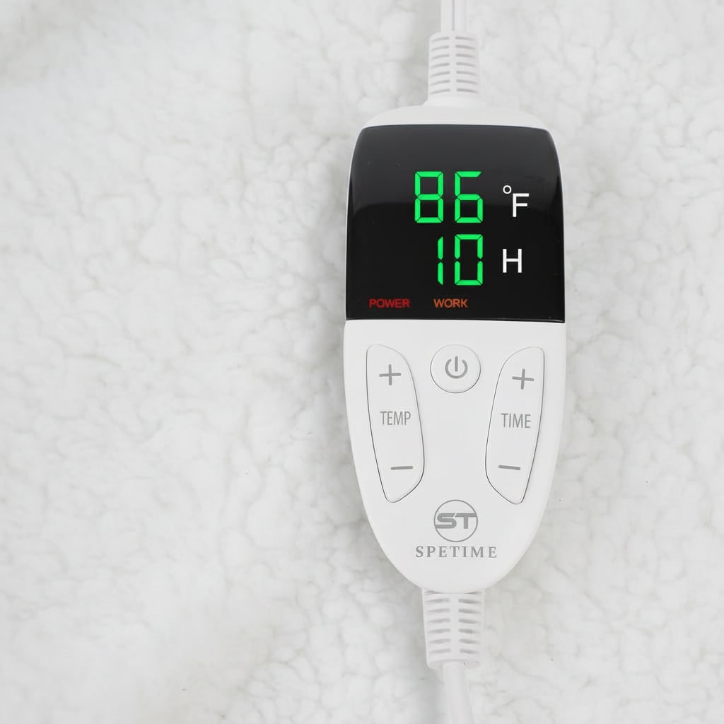 Heated Wearable Blanket with Sleeves and Foot Pocket for Cozy Comfort - LofiMart