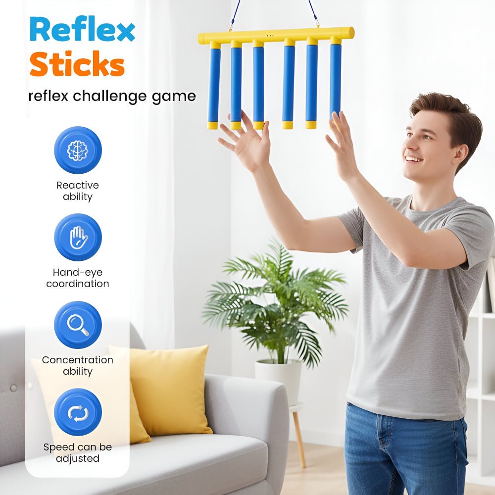 Kids Reflex Game with Adjustable Speed for Reaction Training and Hand Eye Coordination - LofiMart