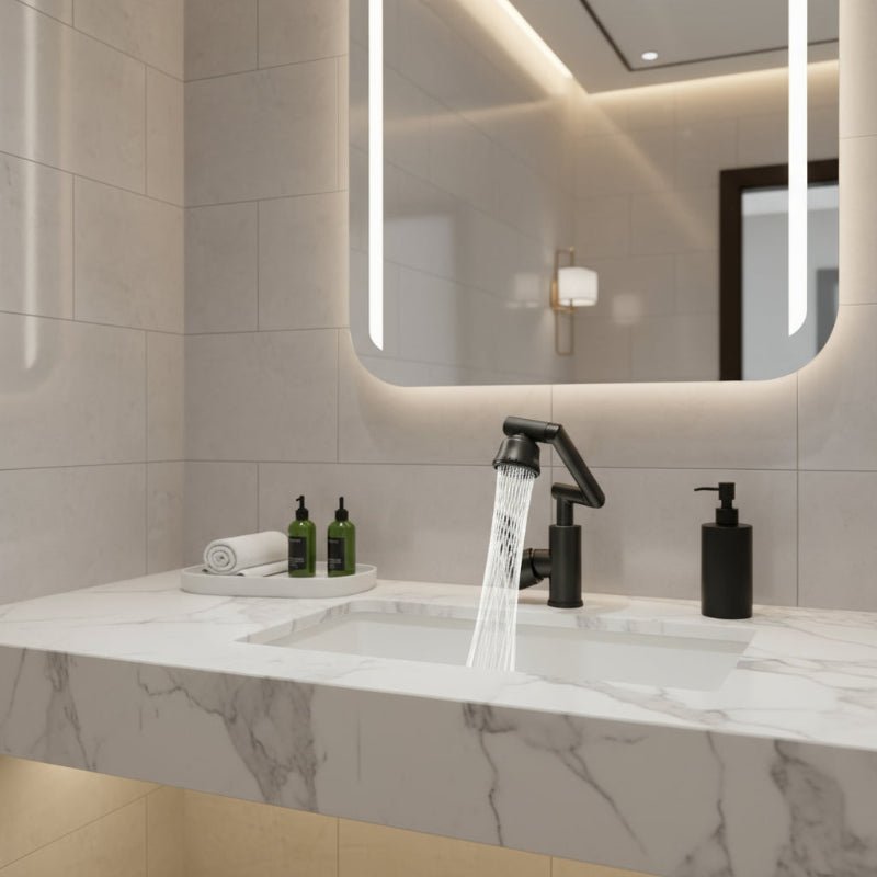 Kitchen Faucet with 360° Swivel and Dual Water Jet Modes for Versatile Cleaning - LofiMart
