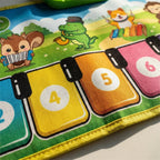 Large Interactive Music Mat with Step Activated Sound Keys and Portable Foldable Design - LofiMart