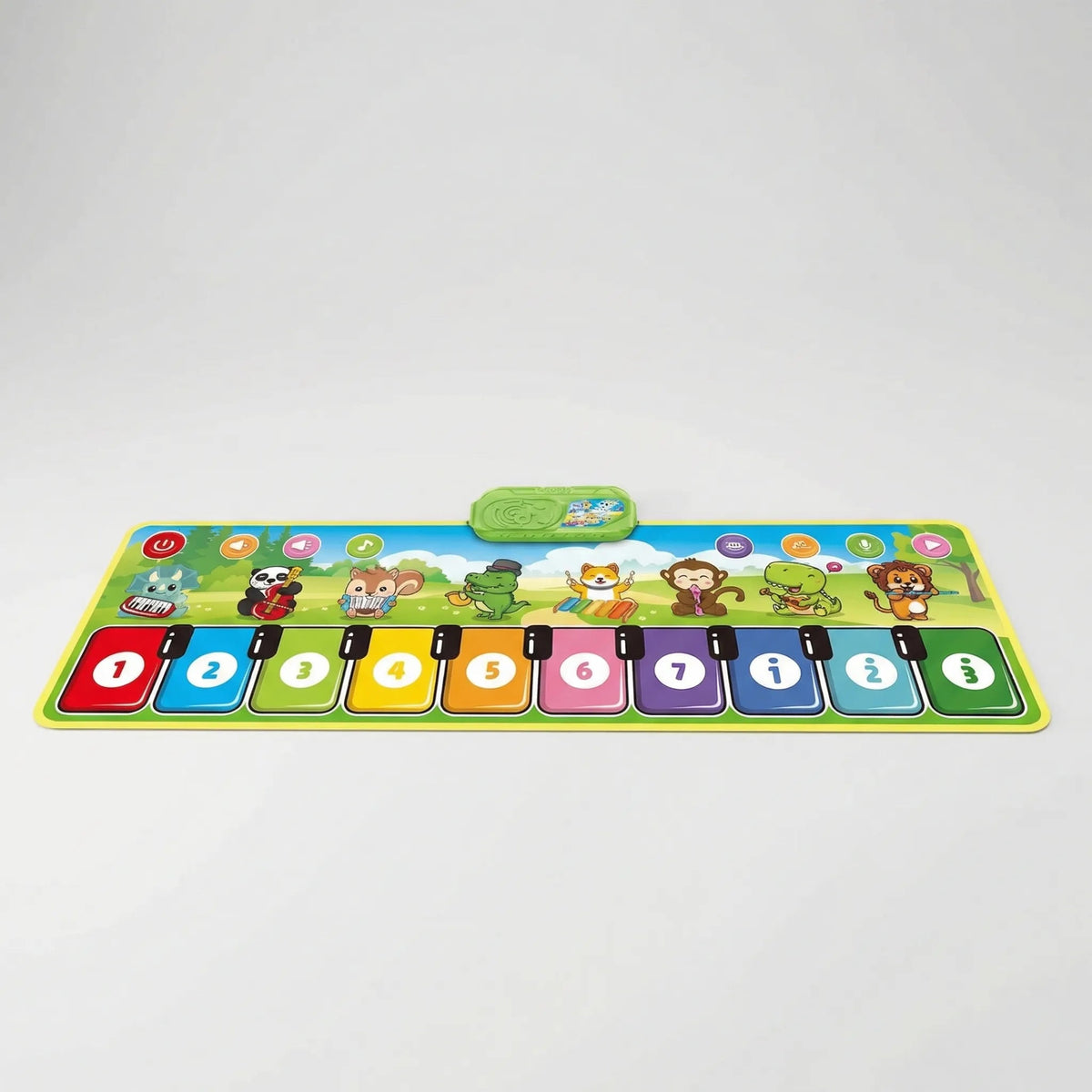 Large Interactive Music Mat with Step Activated Sound Keys and Portable Foldable Design - LofiMart