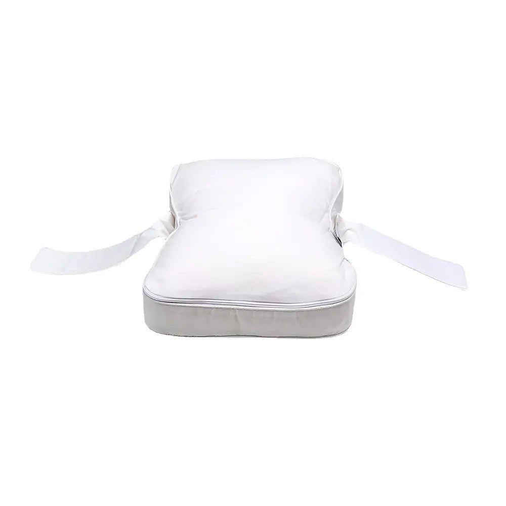 Memory Foam Knee Pillow for Side Sleepers with Adjustable Strap and Washable Cover - LofiMart