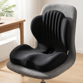 Memory Foam Seat Cushion with Contoured Support for Office Chairs and Car Seats - LofiMart