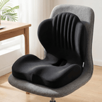 Memory Foam Seat Cushion with Contoured Support for Office Chairs and Car Seats - LofiMart