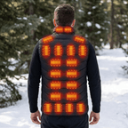 Men's Heated Vest with 28 Heating Zones and 4 Temperature Settings - LofiMart