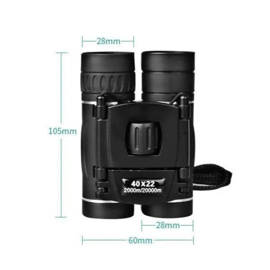 Military HD 40x22 Binoculars with 40x Magnification for Wildlife Watching - LofiMart