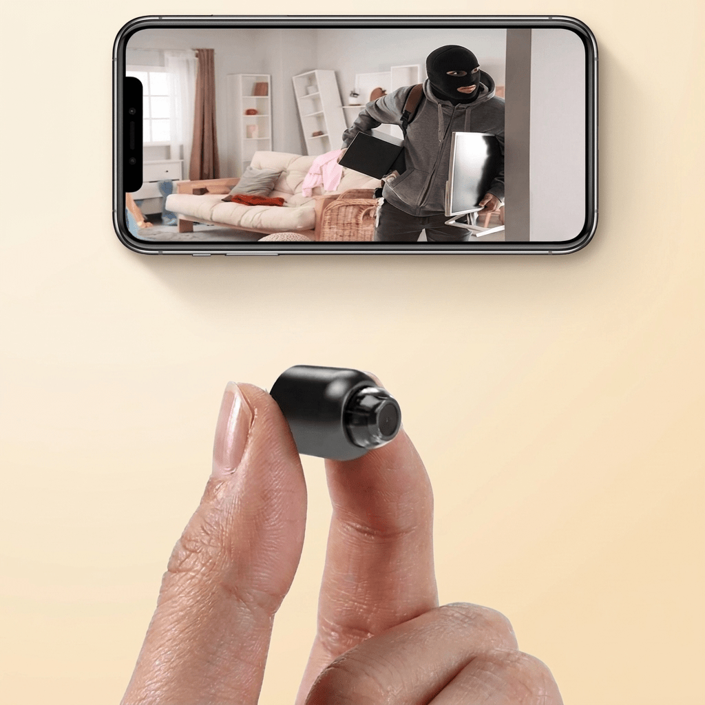 Mini Hidden WiFi Camera with 1080P HD Video and Night Vision for Discreet Surveillance - LofiMart
