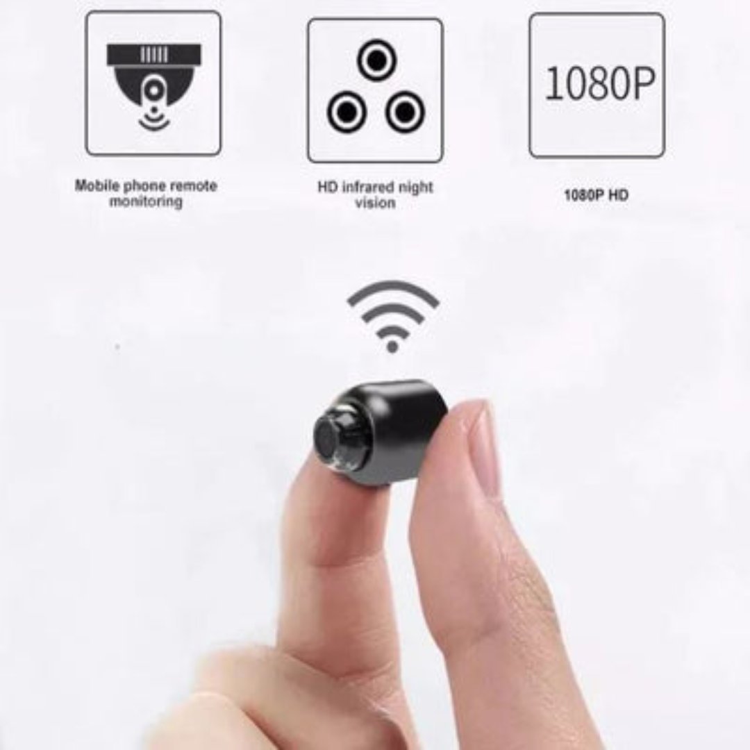 Mini Hidden WiFi Camera with 1080P HD Video and Night Vision for Discreet Surveillance - LofiMart