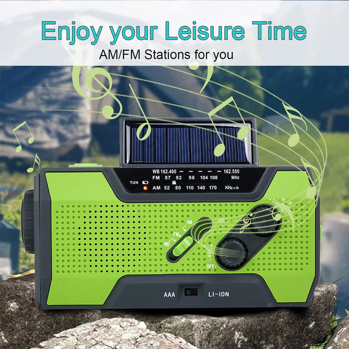 Multi-Purpose Emergency Radio with NOAA Weather Alerts - LofiMart