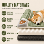 Orthopedic Memory Foam Pet Bed with Removable Washable Cover for Dogs and Cats - LofiMart