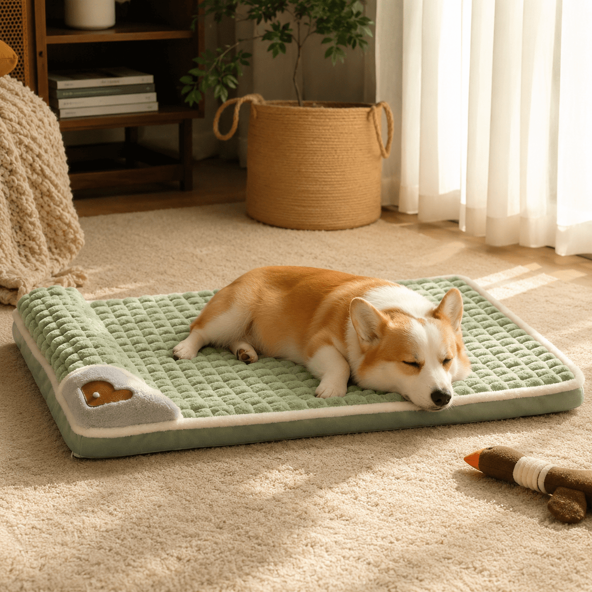 Orthopedic Memory Foam Pet Bed with Removable Washable Cover for Dogs and Cats - LofiMart