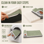 Orthopedic Memory Foam Pet Bed with Removable Washable Cover for Dogs and Cats - LofiMart