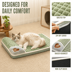 Orthopedic Memory Foam Pet Bed with Removable Washable Cover for Dogs and Cats - LofiMart