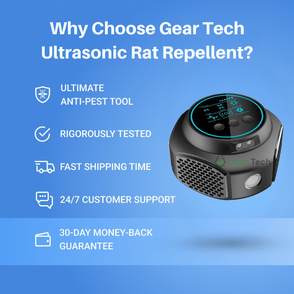 Plug-In Ultrasonic Rodent Repellent with Wide Coverage for Indoor and Outdoor Use - LofiMart