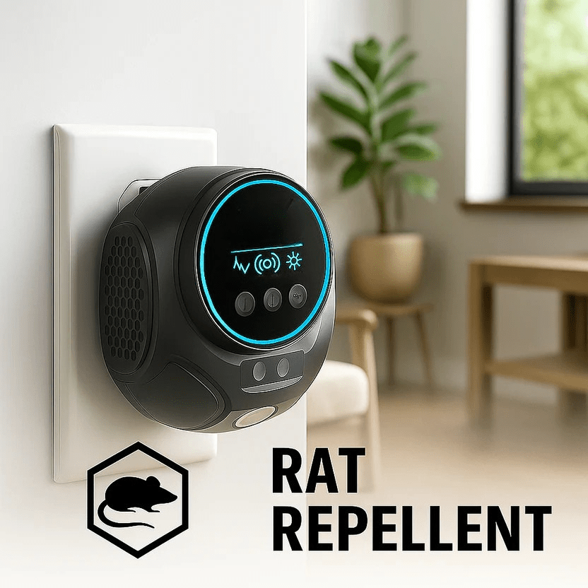 Plug-In Ultrasonic Rodent Repellent with Wide Coverage for Indoor and Outdoor Use - LofiMart
