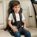 Portable Child Travel Safety Harness Booster Seat with 5-Point Harness and Quick Installation - LofiMart