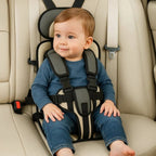 Portable Child Travel Safety Harness Booster Seat with 5-Point Harness and Quick Installation - LofiMart