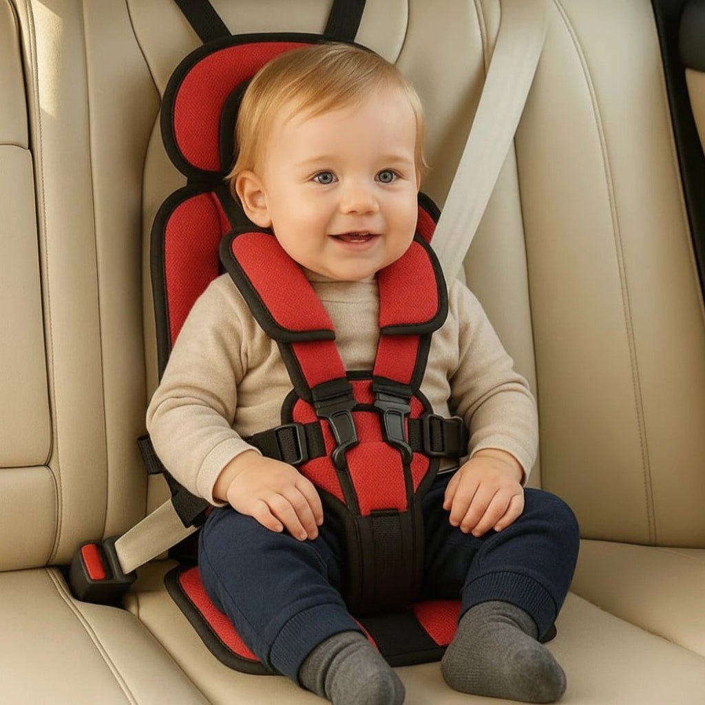 Portable Child Travel Safety Harness Booster Seat with 5-Point Harness and Quick Installation - LofiMart