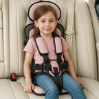Portable Child Travel Safety Harness Booster Seat with 5-Point Harness and Quick Installation - LofiMart