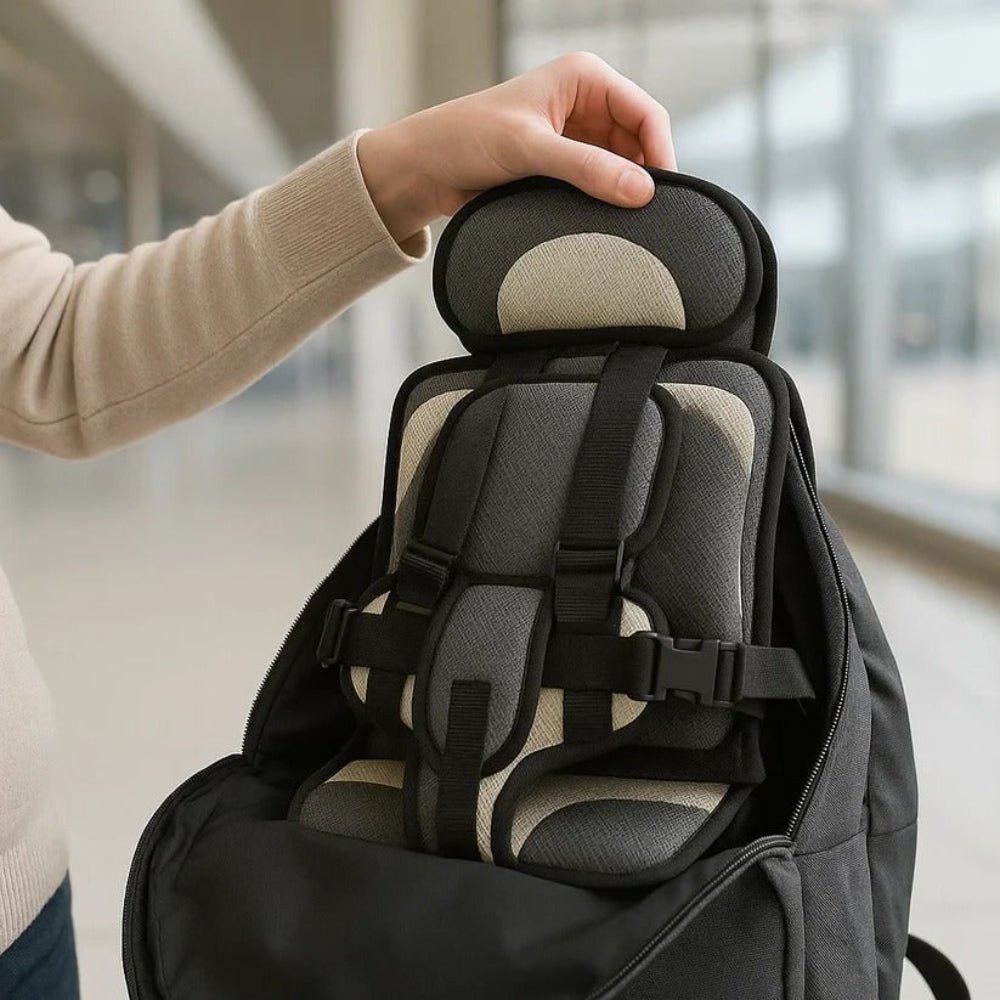 Portable Child Travel Safety Harness Booster Seat with 5-Point Harness and Quick Installation - LofiMart