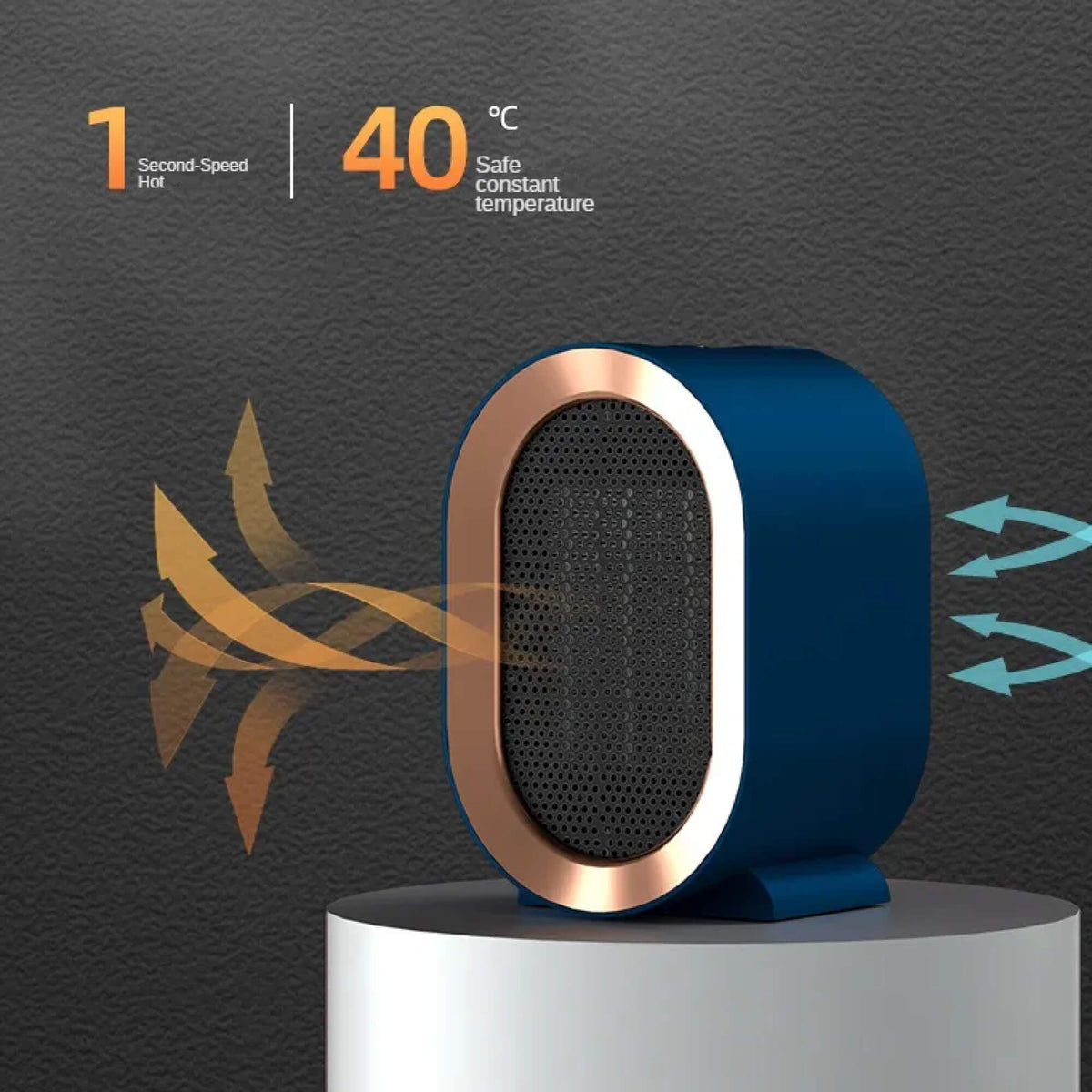 Portable Electric Heater with Energy Efficiency and Programmable Timer - LofiMart