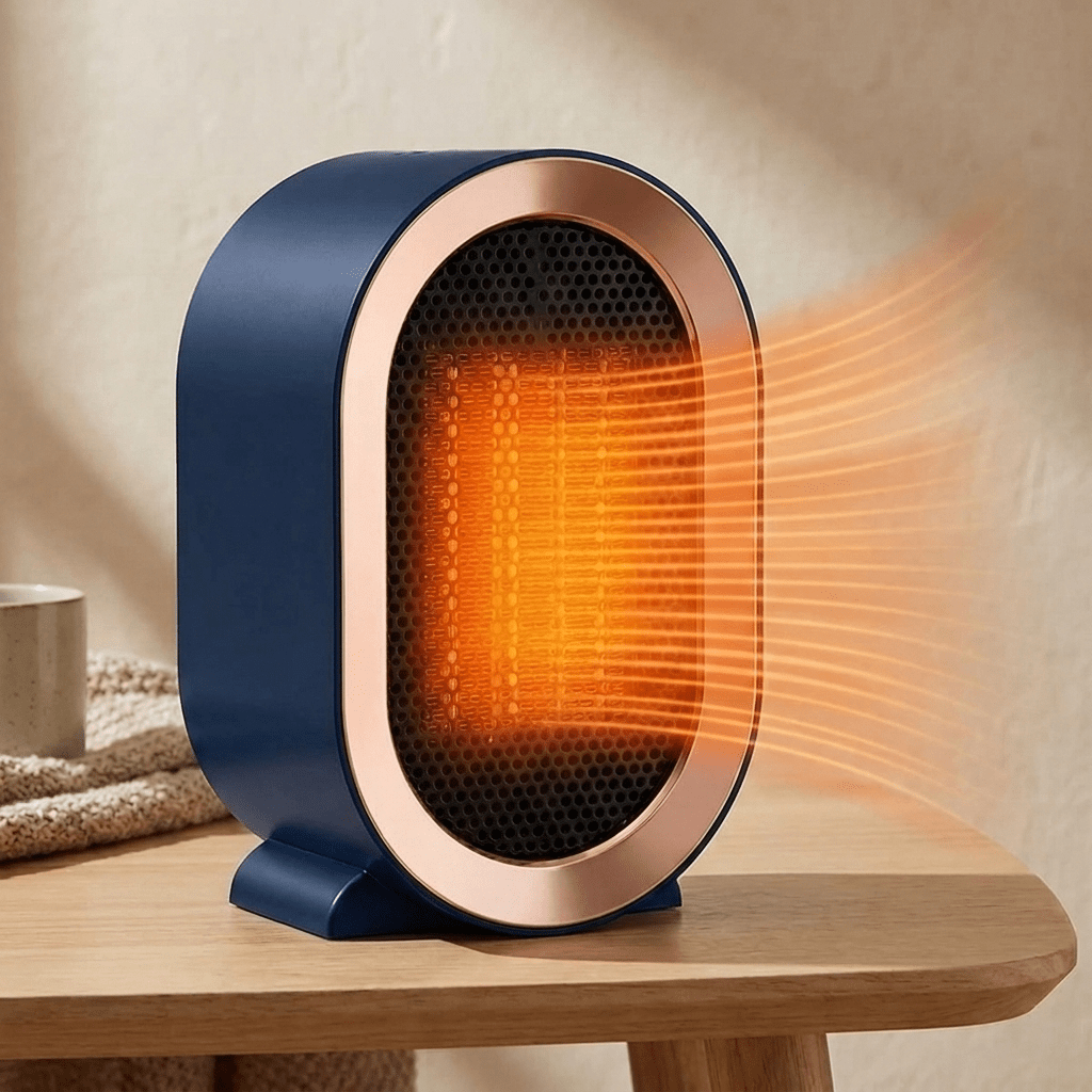 Portable Electric Heater with Energy Efficiency and Programmable Timer - LofiMart