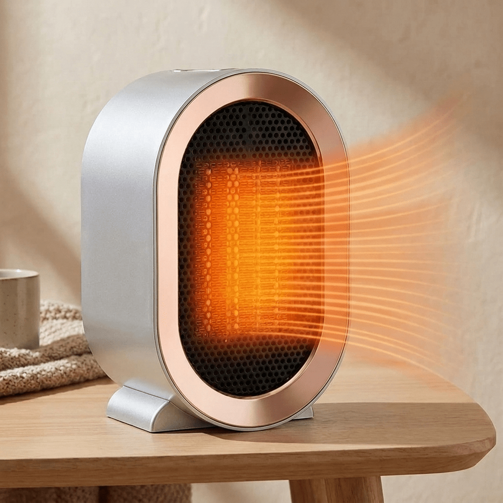 Portable Electric Heater with Energy Efficiency and Programmable Timer - LofiMart
