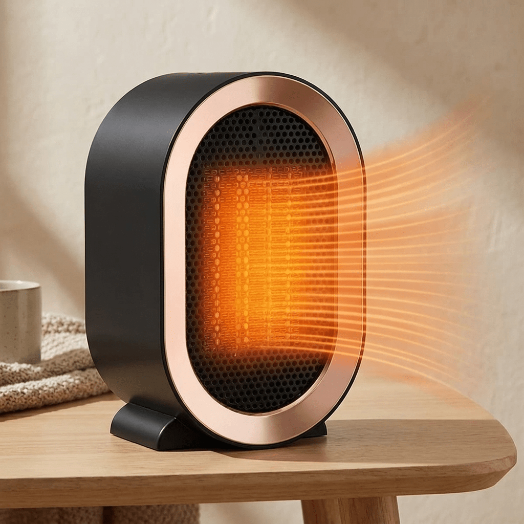 Portable Electric Heater with Energy Efficiency and Programmable Timer - LofiMart
