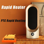 Portable Electric Heater with Fast Heating and Adjustable Temperature - LofiMart