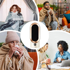 Portable Electric Heater with Fast Heating and Adjustable Temperature - LofiMart