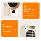 Portable Electric Heater with Fast Heating and Adjustable Temperature - LofiMart