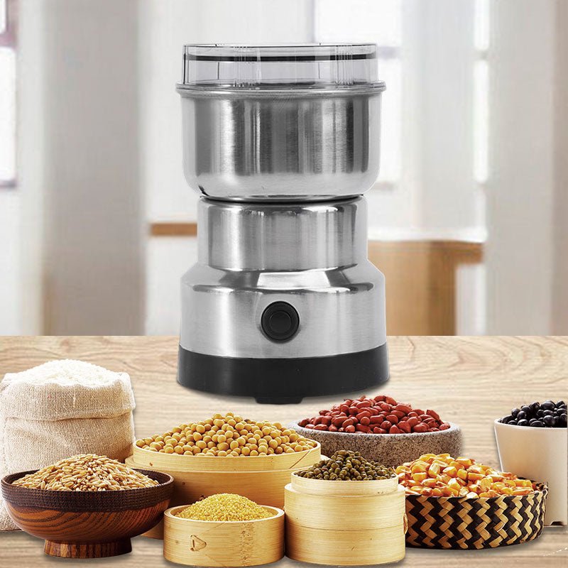 Portable Food Mill - One-Touch Grinder for Coffee, Herbs, Spices and Grains - LofiMart