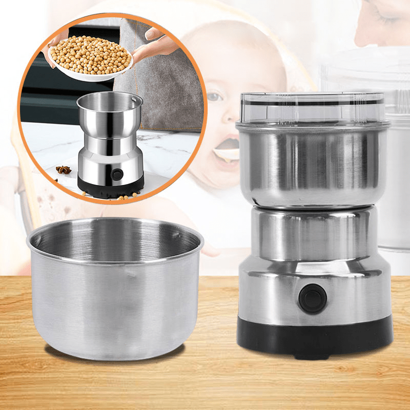 Portable Food Mill - One-Touch Grinder for Coffee, Herbs, Spices and Grains - LofiMart