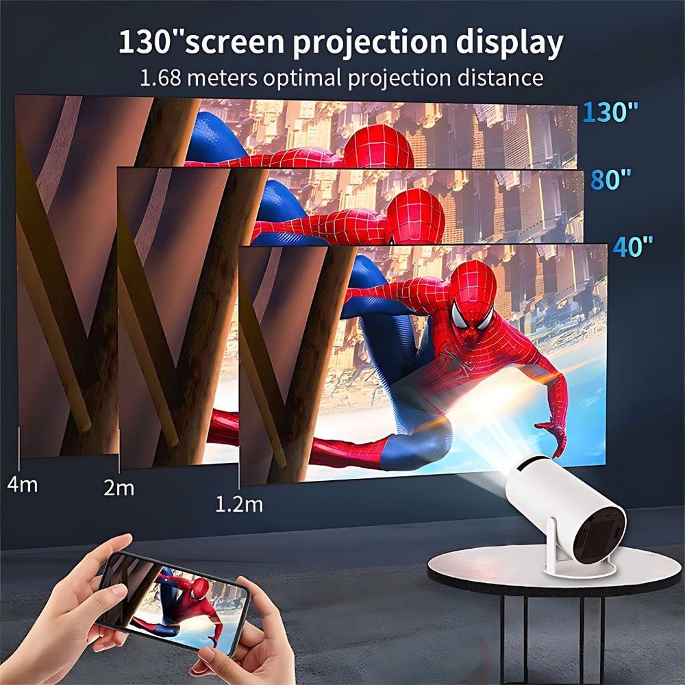 Portable Mini Projector with 4K Support - LofiMart