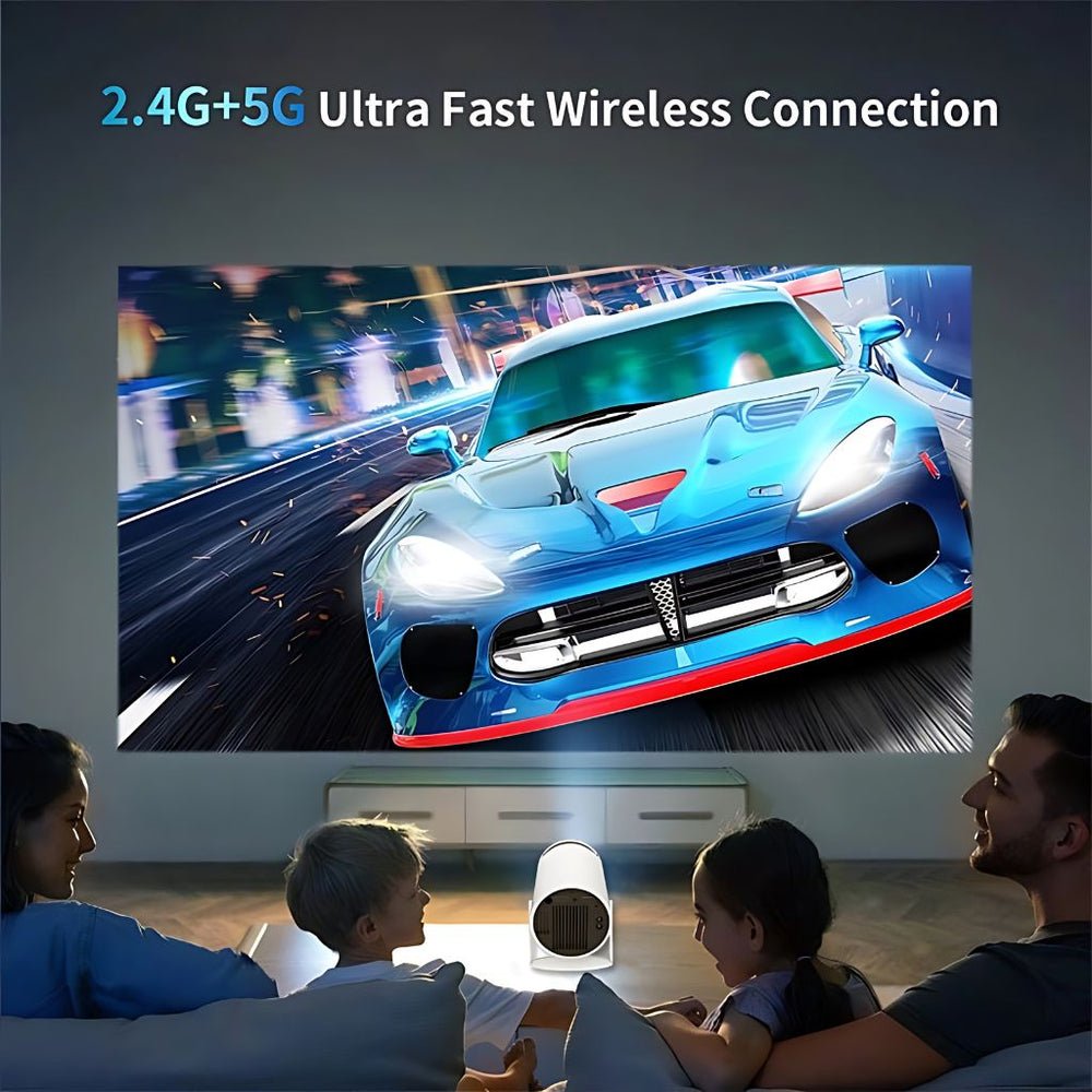 Portable Mini Projector with 4K Support - LofiMart