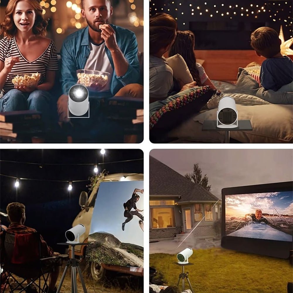 Portable Mini Projector with 4K Support - LofiMart