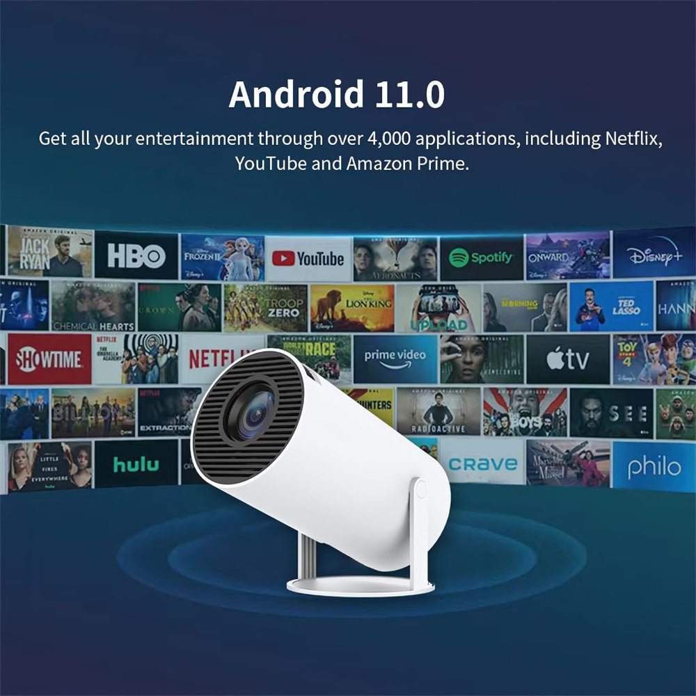 Portable Mini Projector with 4K Support - LofiMart