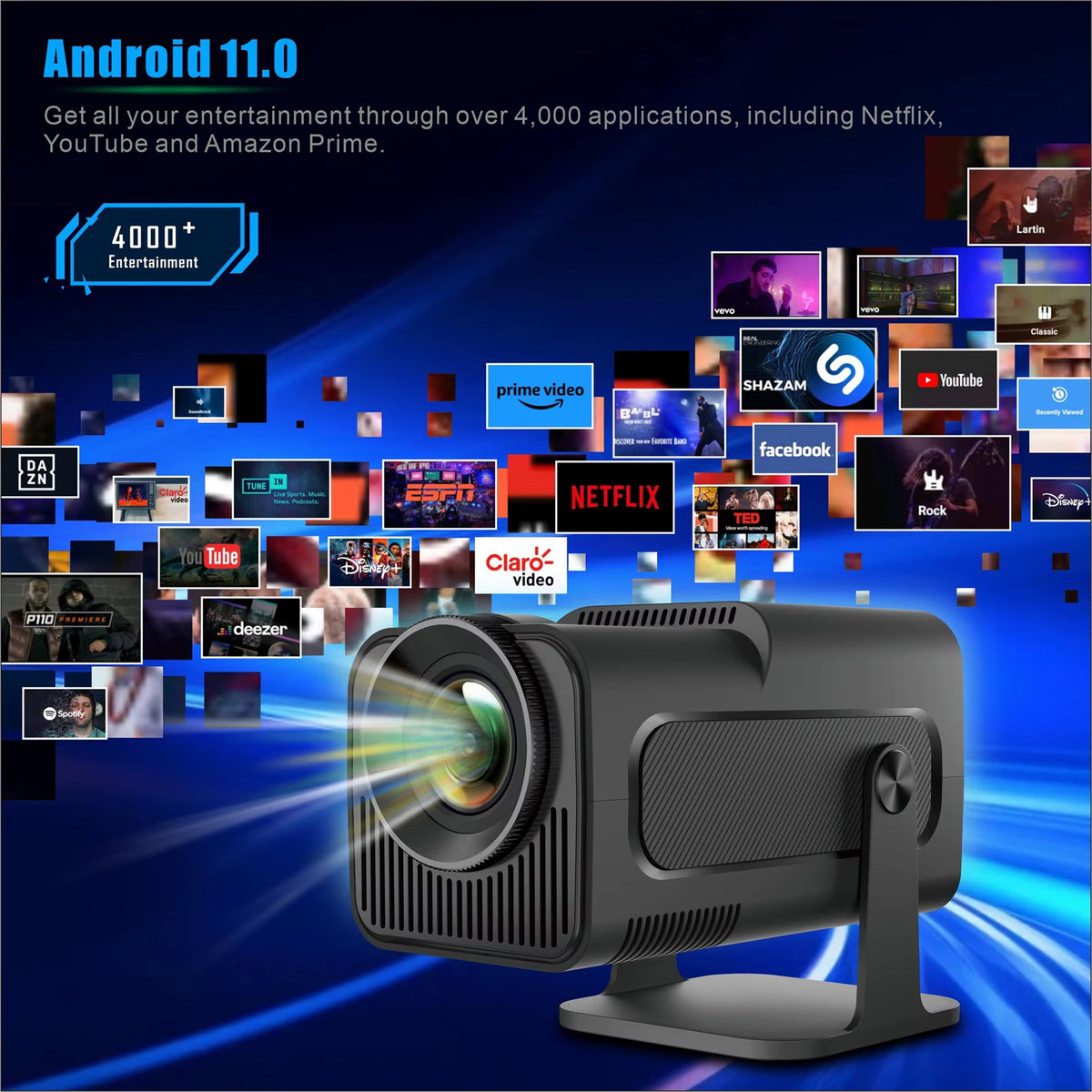 Portable Projector with Native 720P Resolution - LofiMart