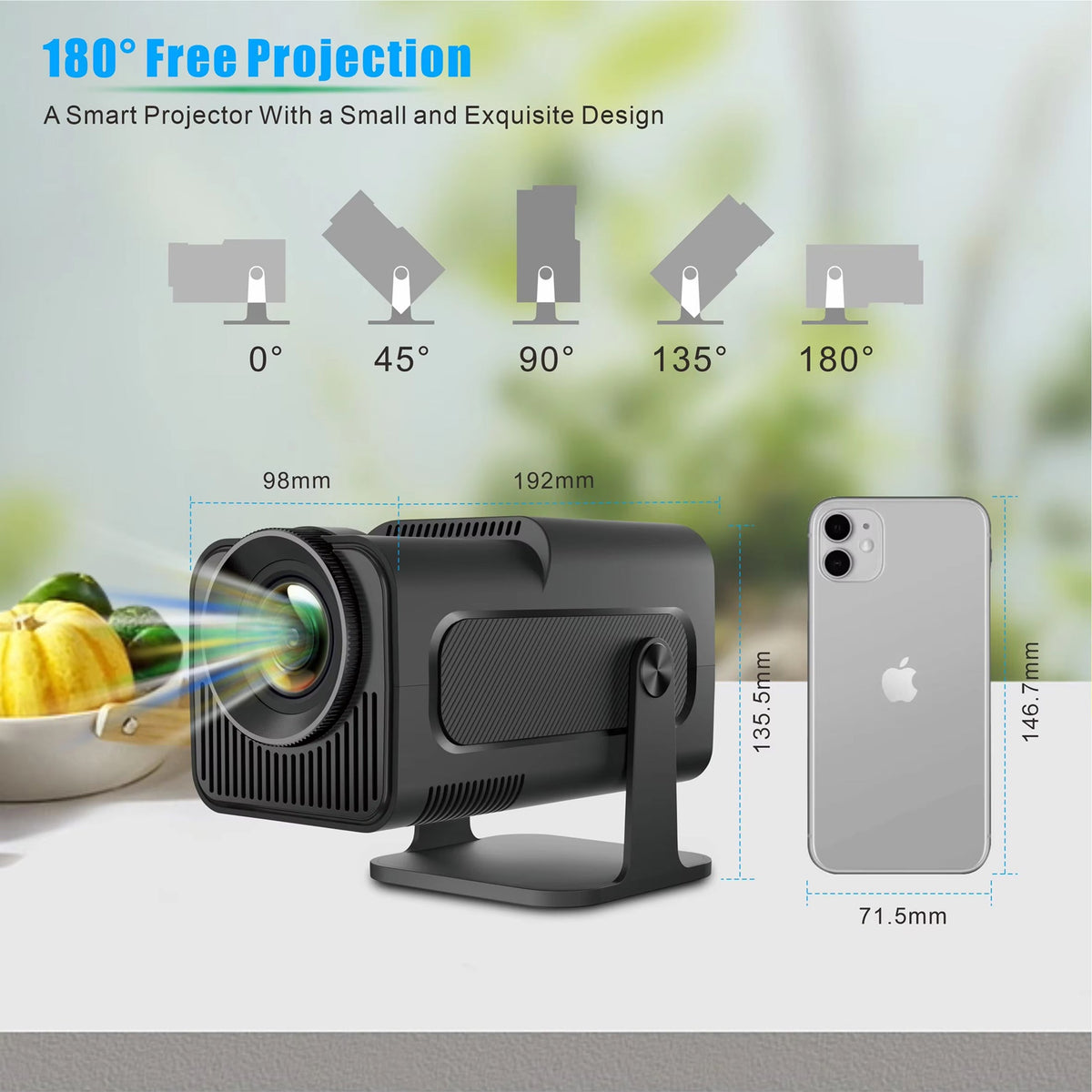 Portable Projector with Native 720P Resolution - LofiMart